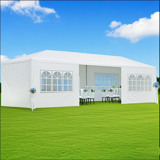 10x30' Outdoor Garden Gazebo Tent Canopy