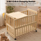 Solid Wood Baby Bassinet