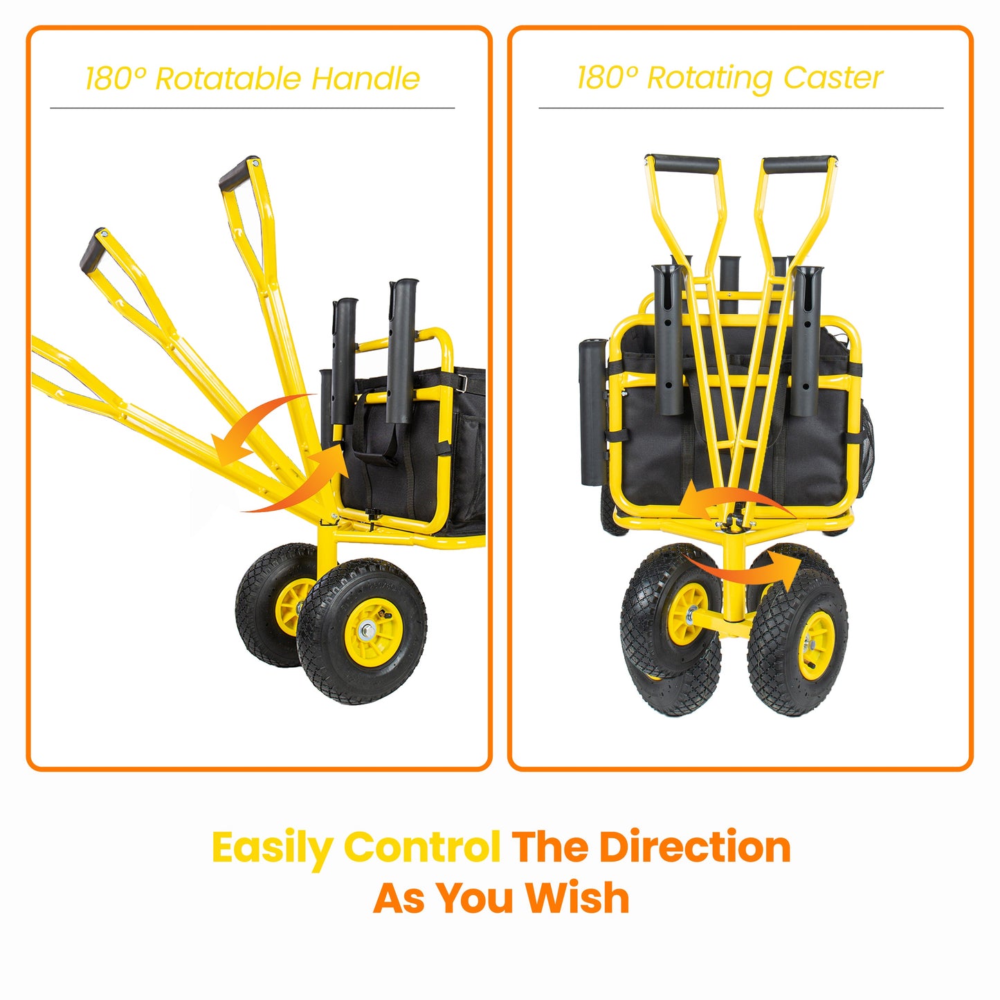 Fishing Cart Beach Cart Collapsible Wagon