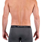 Men's 6" Inseam Bamboo Rayon Boxer Briefs - 4 Pack
