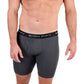 Men's 6" Inseam Bamboo Rayon Boxer Briefs - 4 Pack