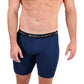 Men's 6" Inseam Bamboo Rayon Boxer Briefs - 4 Pack