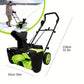 20-Inch 40V Cordless Snow Blower with 2x4.0Ah Batteries and Charger