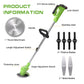 Cordless Electric Lawn Mower Garden Tool