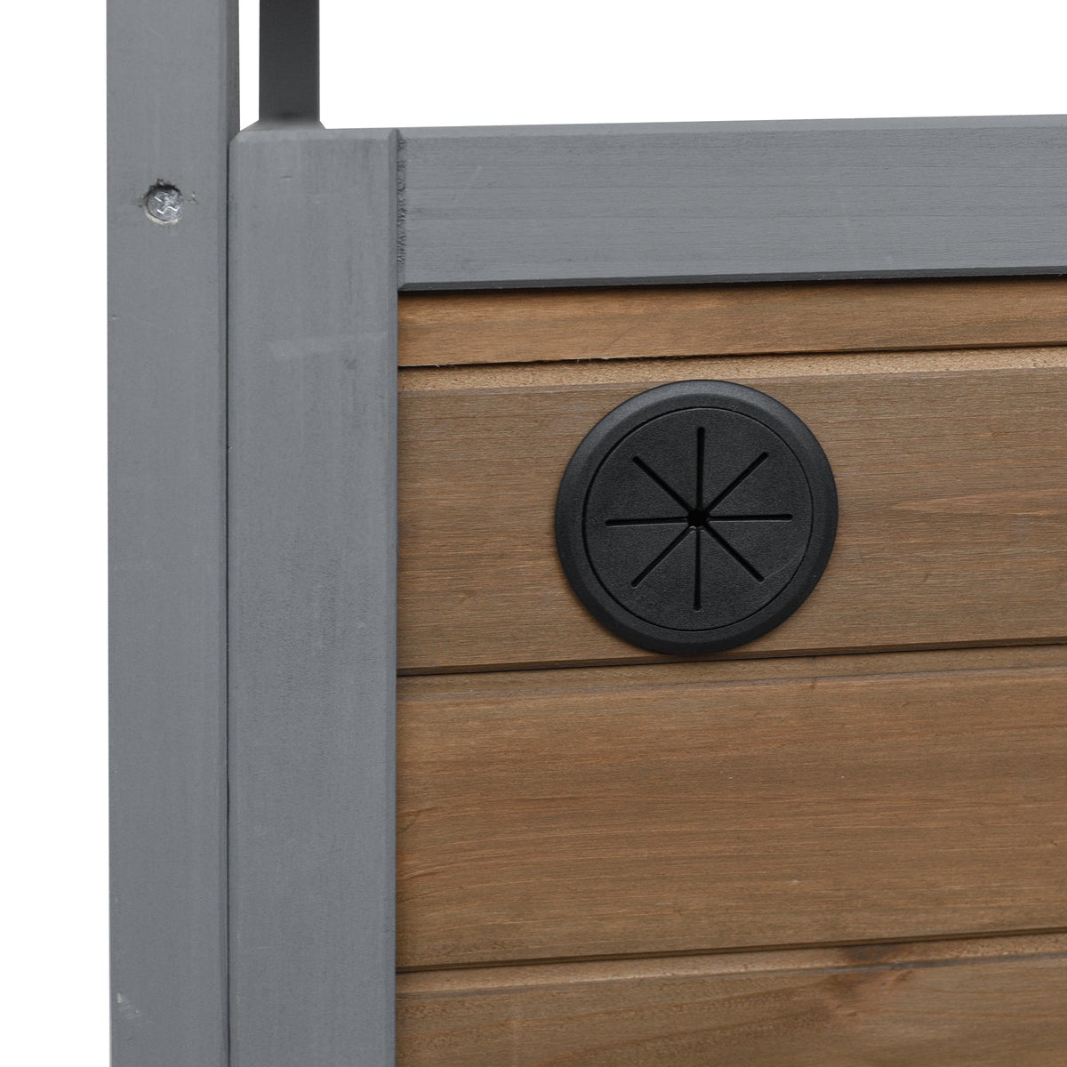 Foldable Outdoor Kitchen Island Patio Mobile Kitchen Cart