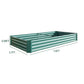 Metal Raised Garden Bed Kit with Anti-Rust Coating - Silver