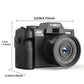 48MP 4K Digital Vlogging Camera with WiFi and 32GB Card