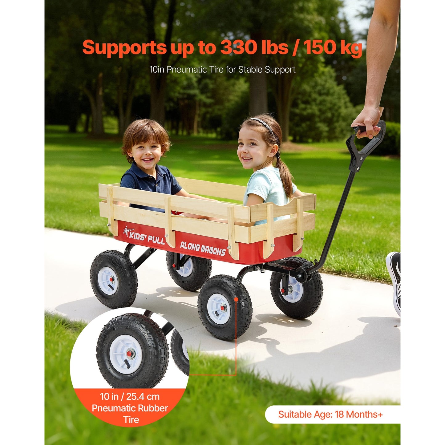 Pull-Along Wagon for Kids
