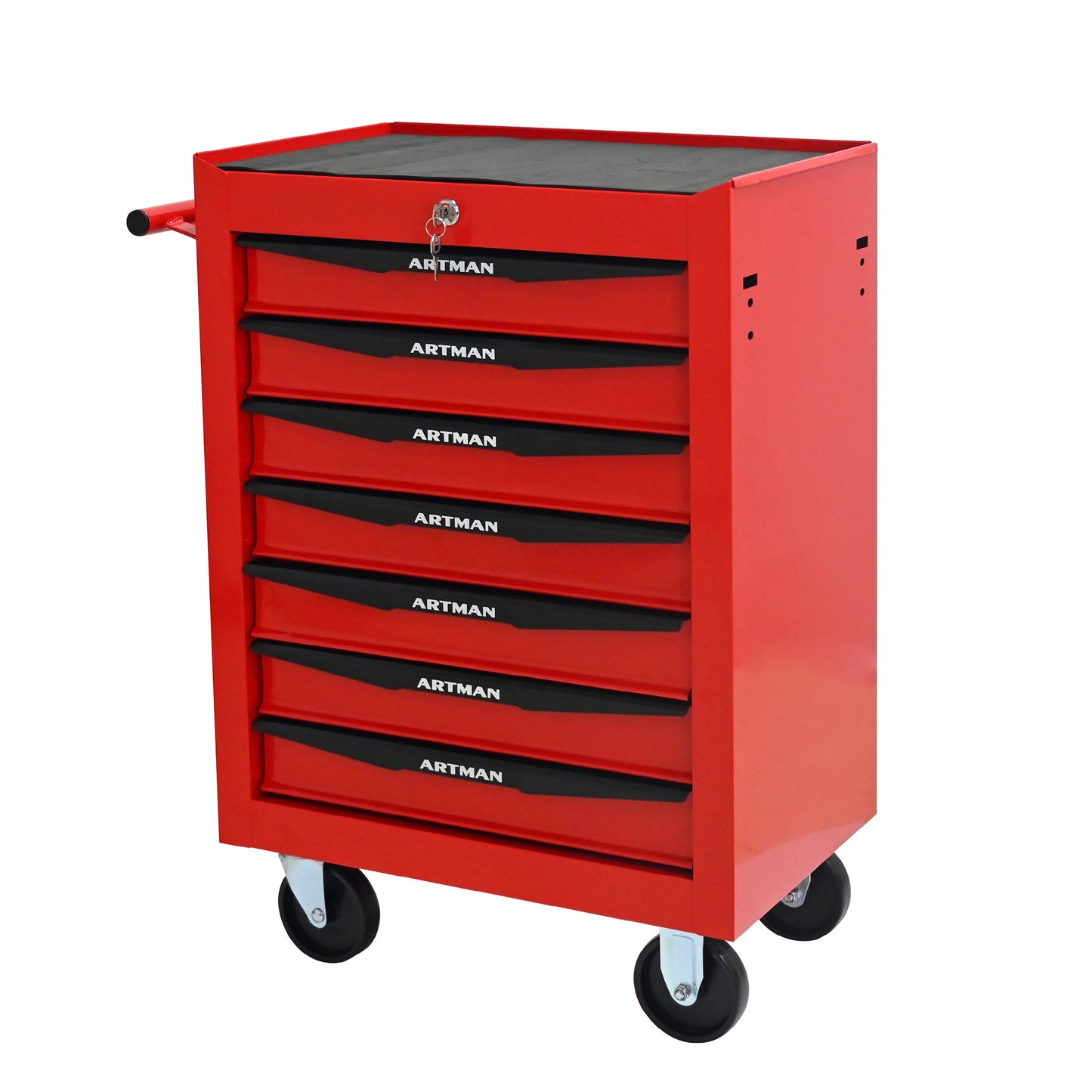 Rolling Metal Tool Chest with 7 Drawers