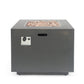 33" Outdoor Iron Square Propane Fire Pit