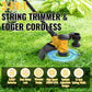 12-Inch Cordless Lawnmower and Electric Trimmer Combo with 2 Batteries