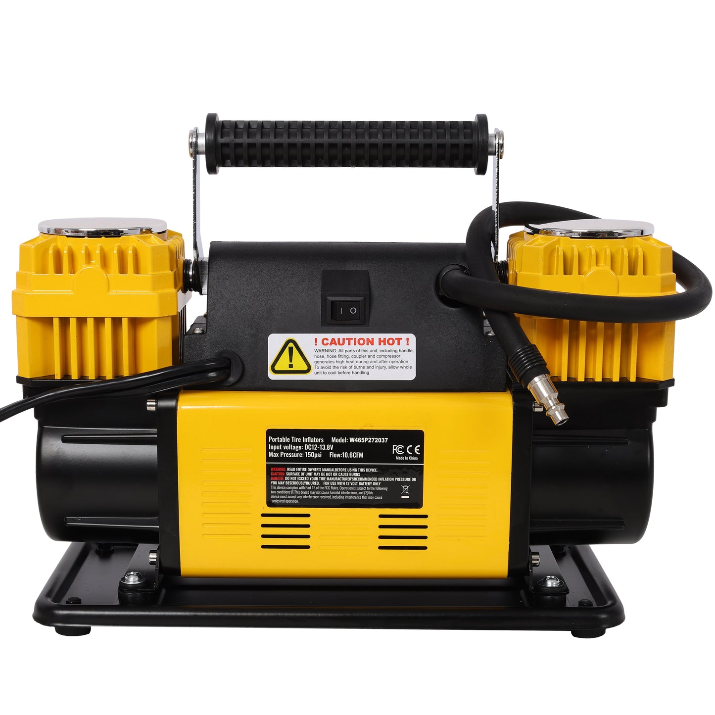 12V Dual Cylinder Heavy Duty Air Compressor