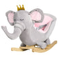 Qaba Baby Elephant Rocking Chair Toddler Rocker Toy