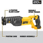 DEWALT DCS380B 20V MAX* Reciprocating Saw (Tool Only)