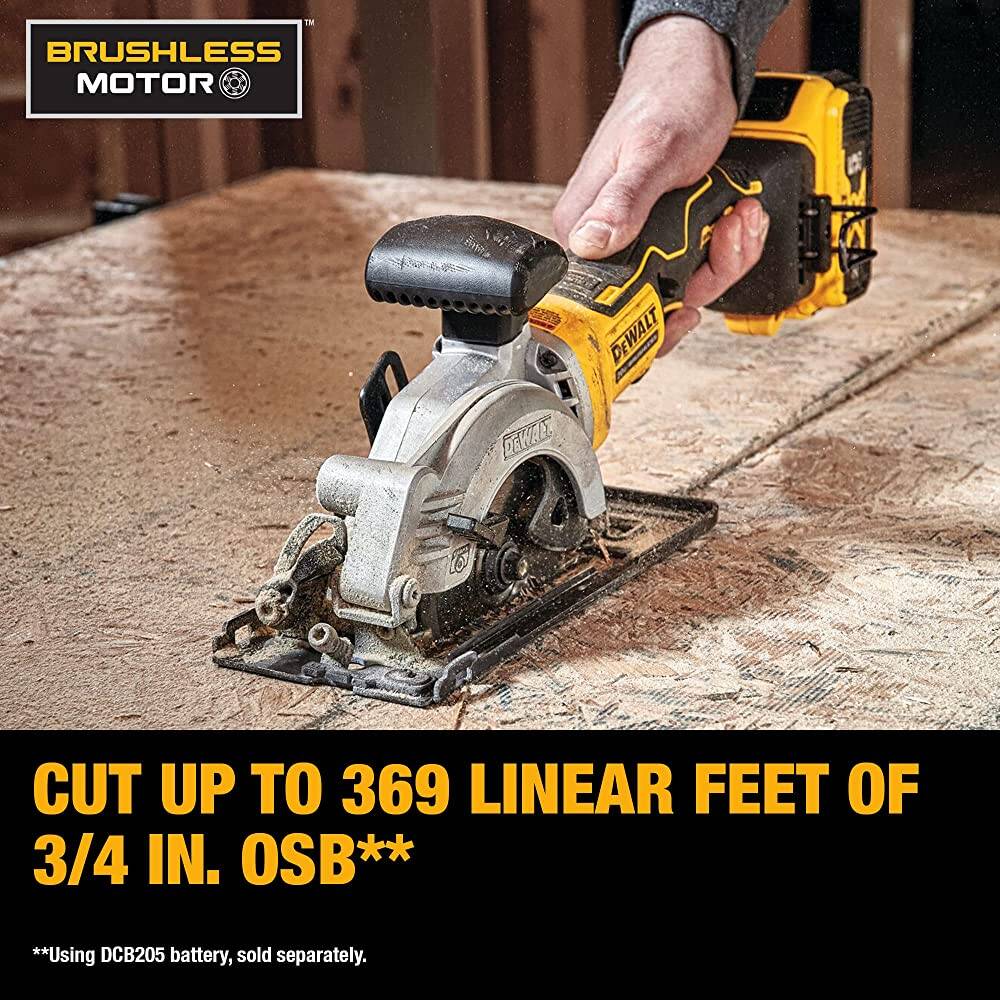 DEWALT DCS571B ATOMIC 20V MAX* Circular Saw, 4-1/2-Inch (Tool Only)