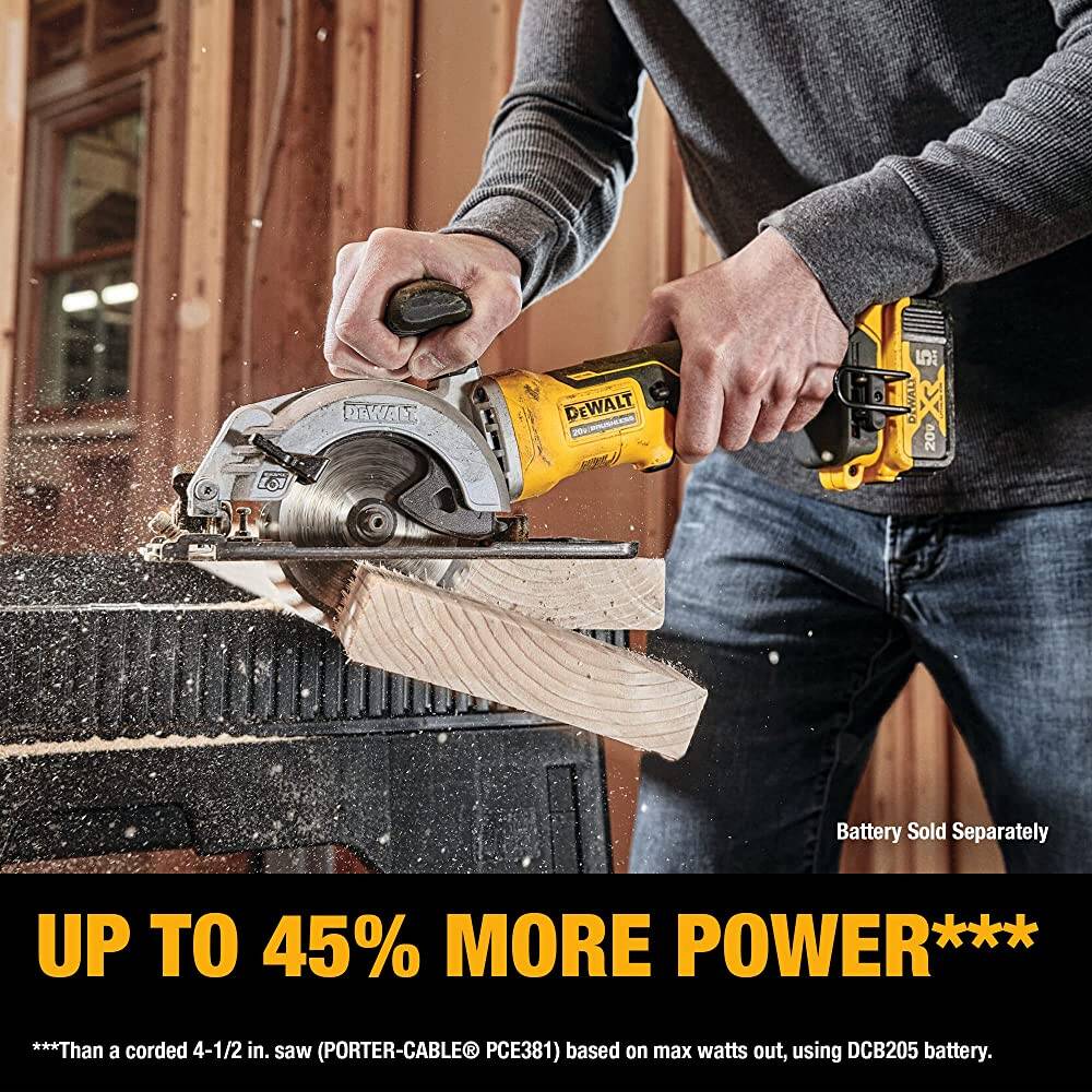 DEWALT DCS571B ATOMIC 20V MAX* Circular Saw, 4-1/2-Inch (Tool Only)