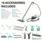 1500W Steam Cleaner with 51-Ounce Water Tank and 19 Accessories