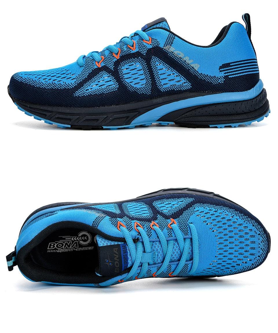 Men's Breathable Mesh Running Sneakers Lightweight Sport Shoes