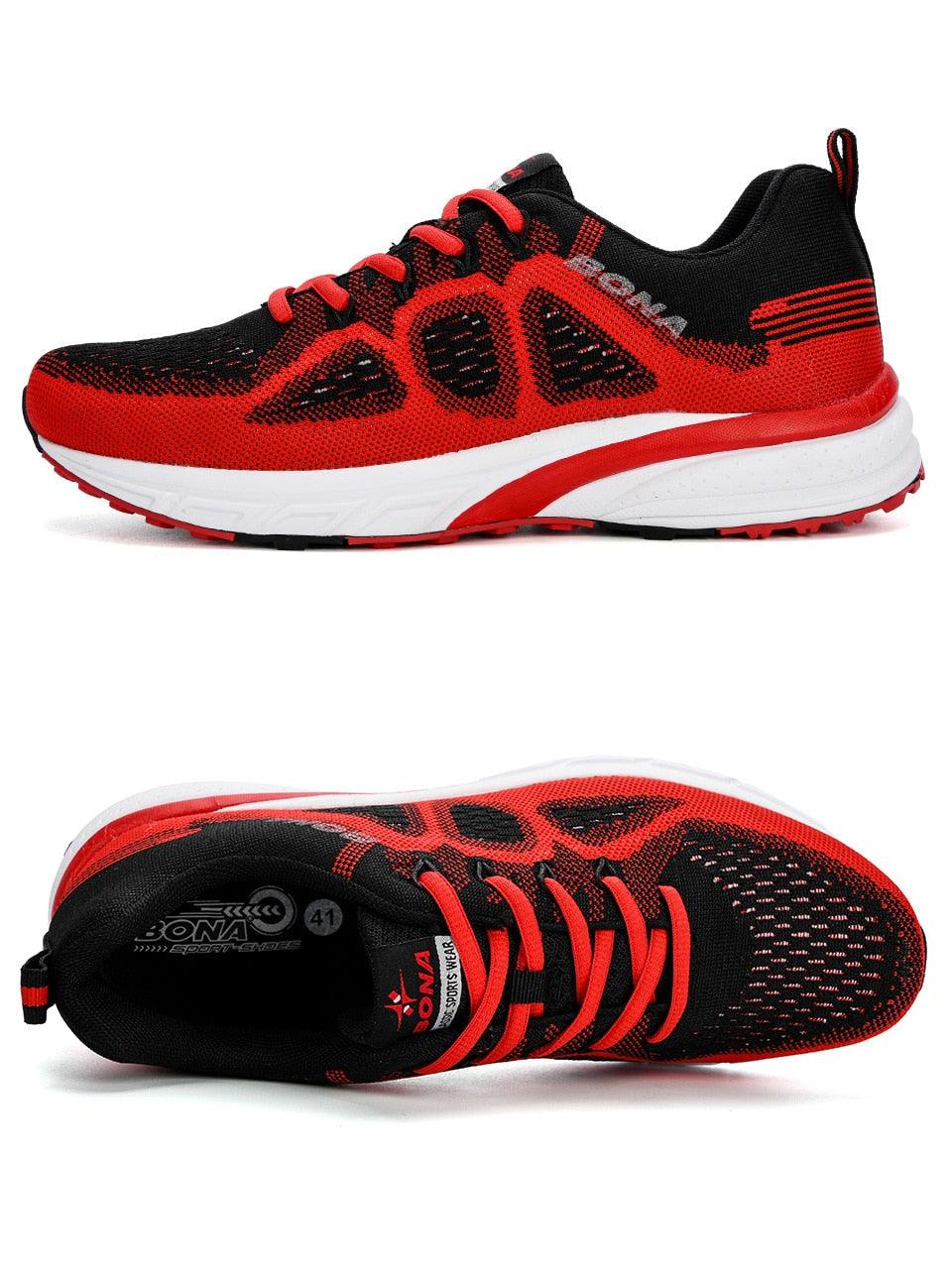 Men's Breathable Mesh Running Sneakers Lightweight Sport Shoes