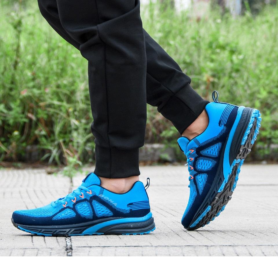 Men's Breathable Mesh Running Sneakers Lightweight Sport Shoes