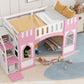 Twin Size Loft Bed With Storage Staircase And Window