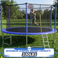 14FT Kids Trampoline with Safety Enclosure Net