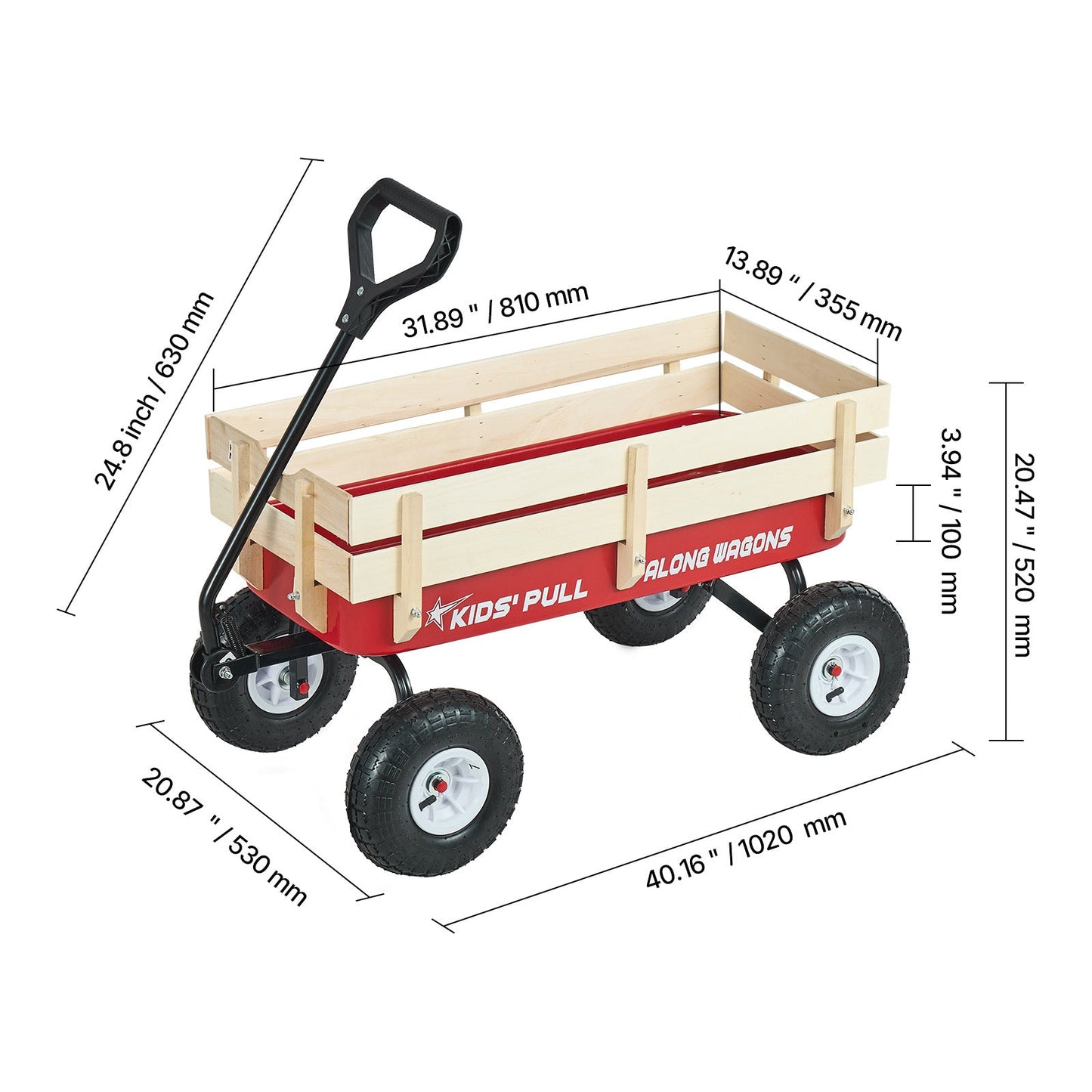 Pull-Along Wagon for Kids