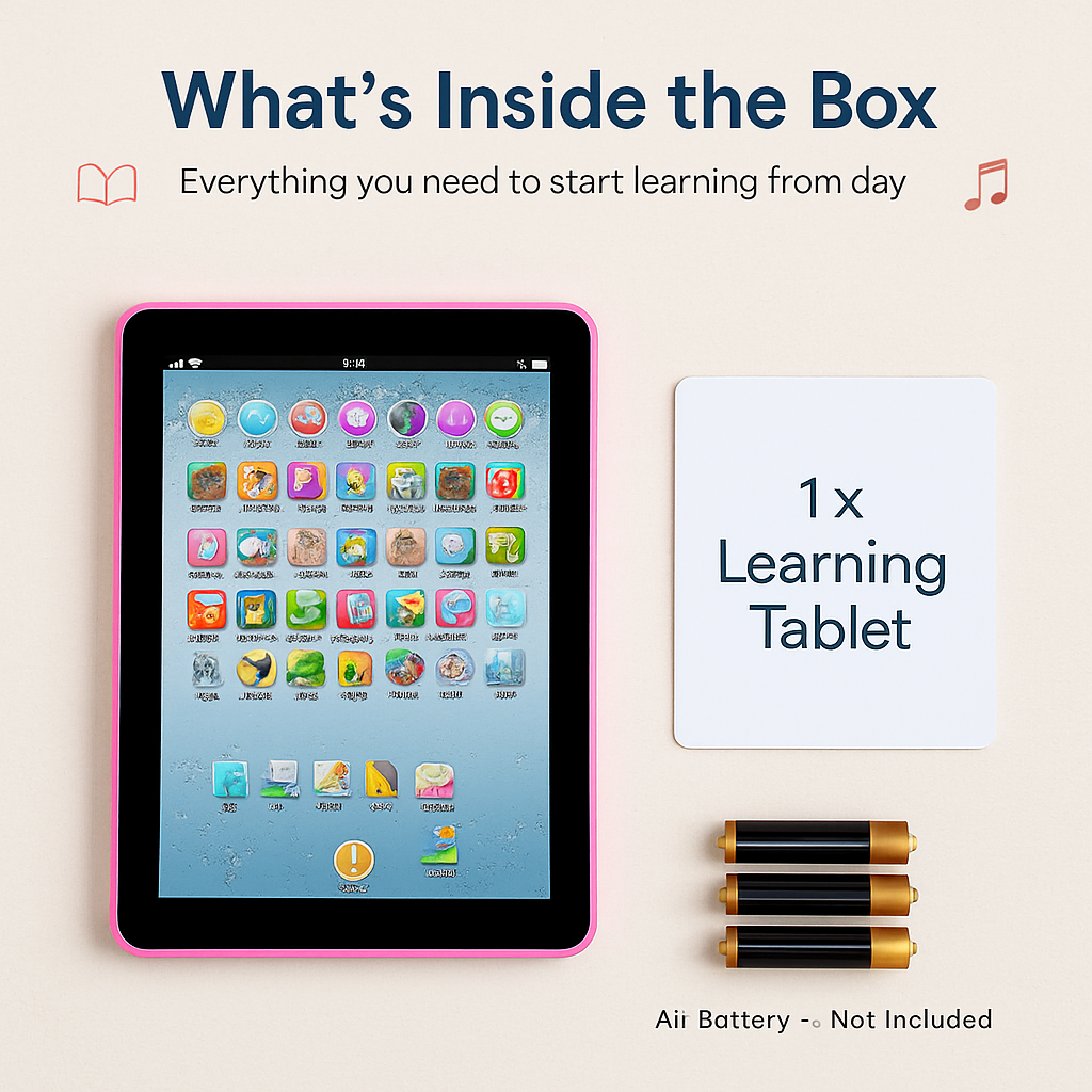 Baby Learning Tablet for ABC Letters and Numbers