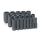 Grey Pneumatic 1319D 1/2" Drive 19-Piece Deep Length Fractional Master Impact Socket Set (3/8" - 1-1/2")