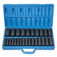 Grey Pneumatic 1326MD 1/2" Drive 26-Piece Deep Length Metric Master Impact Socket Set (10mm - 36mm)