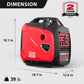 2500W Inverter Gas Generator w/ CO Alert HB5020C