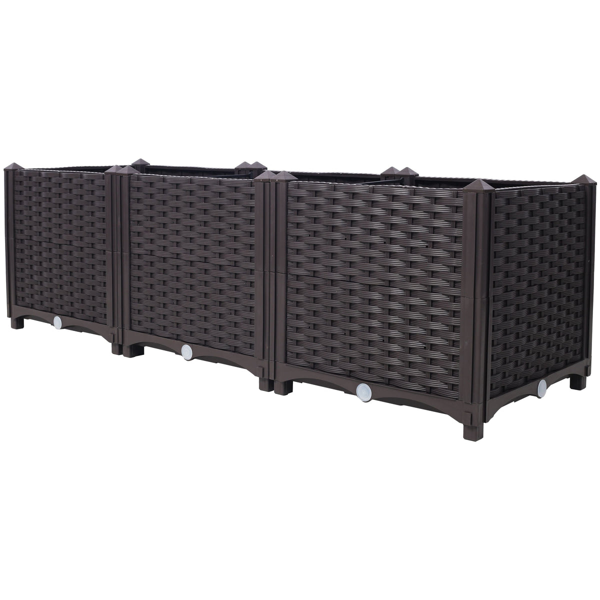 Self-Watering Polypropylene Raised Garden Bed Planter Box