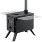 VEVOR Alloy Steel Camping Tent Wood Stove with Chimney Pipes and Gloves