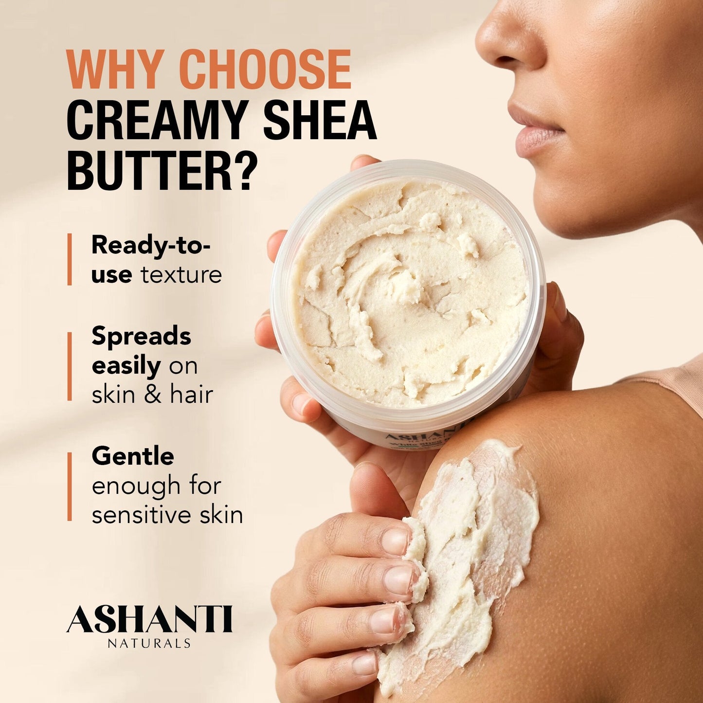 100% White Shea Butter - Creamy