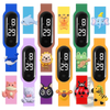 Kids Led Digital Sports Watch Waterproof Silicone Animal Charm