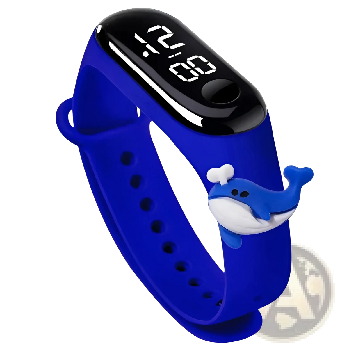 Kids Led Digital Sports Watch Waterproof Silicone Animal Charm