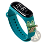 Kids Led Digital Sports Watch Waterproof Silicone Animal Charm