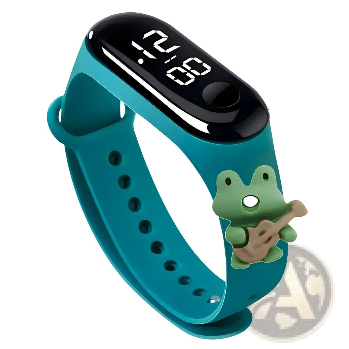 Kids Led Digital Sports Watch Waterproof Silicone Animal Charm