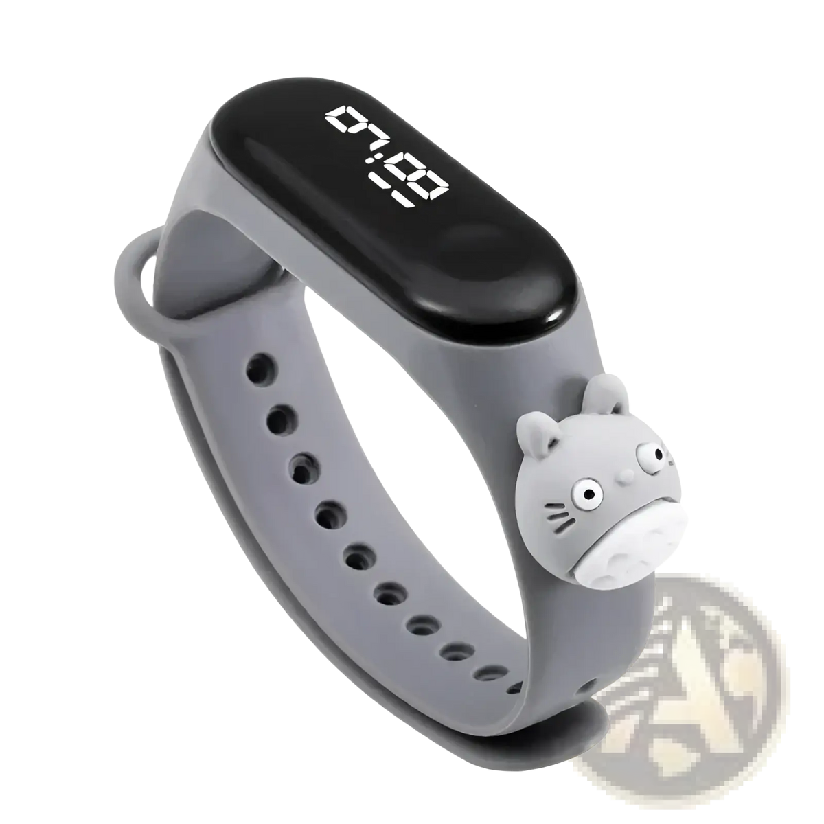 Kids Led Digital Sports Watch Waterproof Silicone Animal Charm