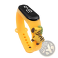 Kids Led Digital Sports Watch Waterproof Silicone Animal Charm