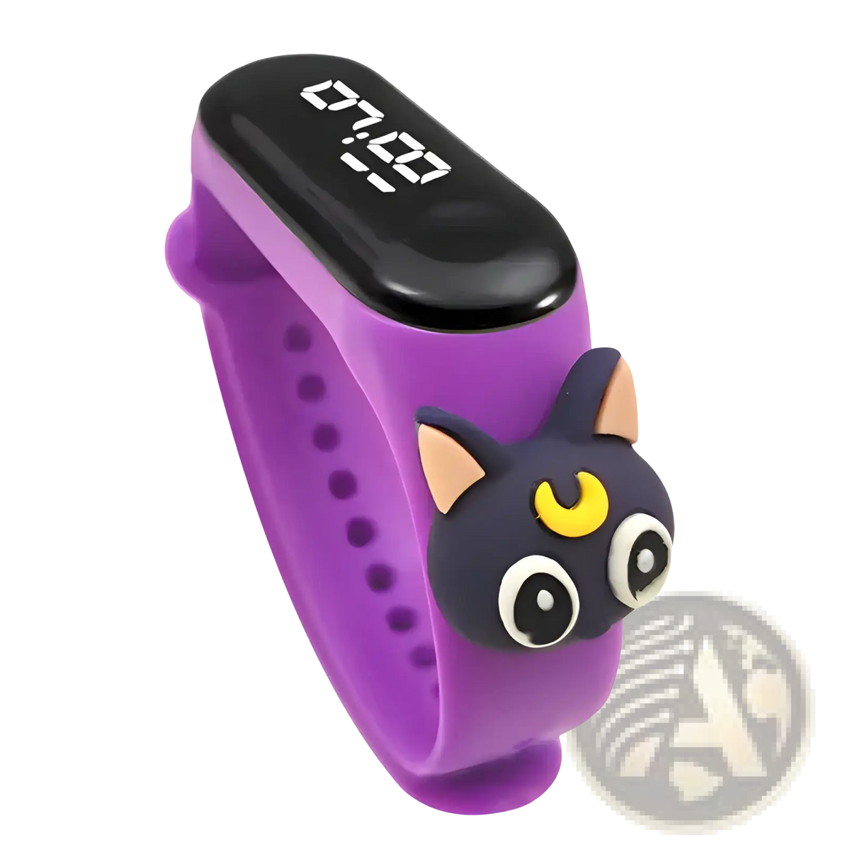 Kids Led Digital Sports Watch Waterproof Silicone Animal Charm