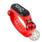 Kids Led Digital Sports Watch Waterproof Silicone Animal Charm