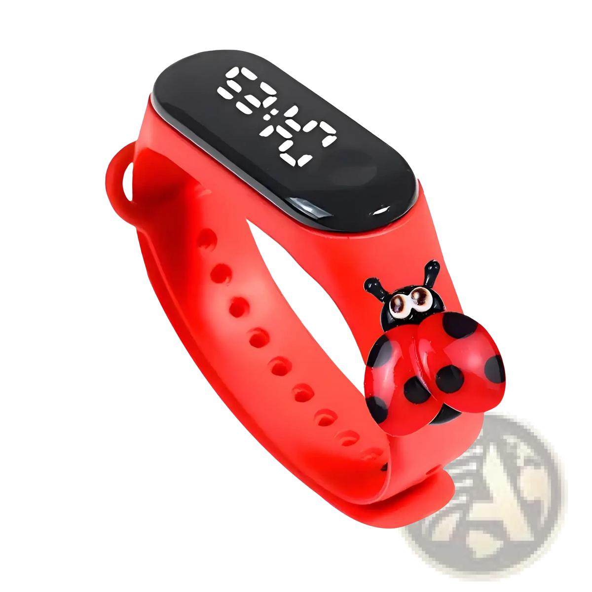 Kids Led Digital Sports Watch Waterproof Silicone Animal Charm