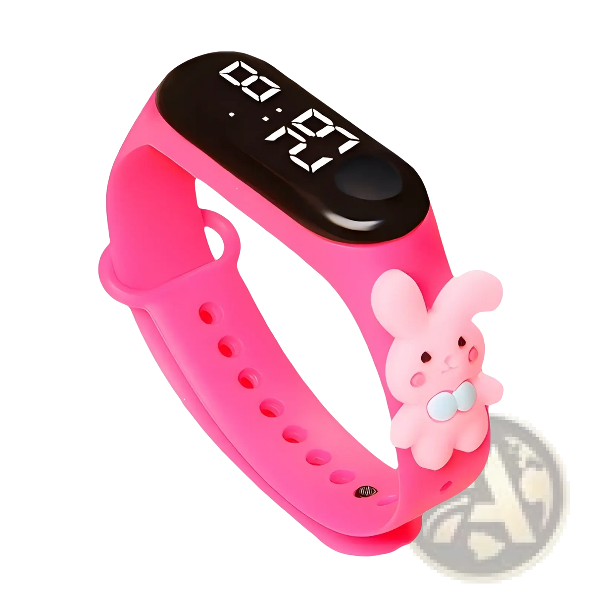 Kids Led Digital Sports Watch Waterproof Silicone Animal Charm