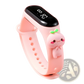 Kids Led Digital Sports Watch Waterproof Silicone Animal Charm