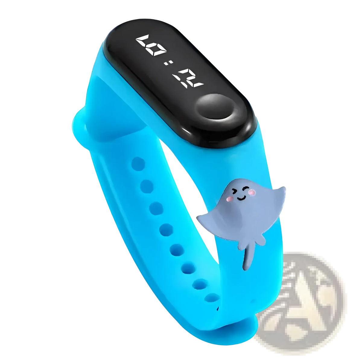 Kids Led Digital Sports Watch Waterproof Silicone Animal Charm