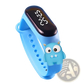 Kids Led Digital Sports Watch Waterproof Silicone Animal Charm