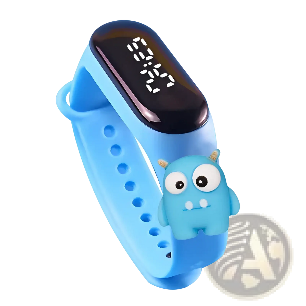 Kids Led Digital Sports Watch Waterproof Silicone Animal Charm