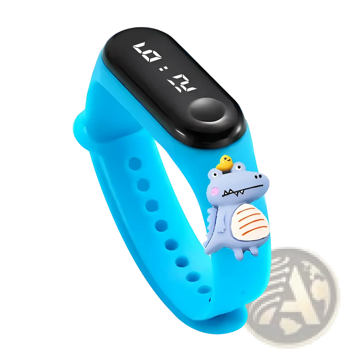 Kids Led Digital Sports Watch Waterproof Silicone Animal Charm