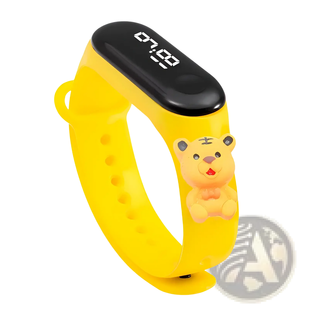 Kids Led Digital Sports Watch Waterproof Silicone Animal Charm